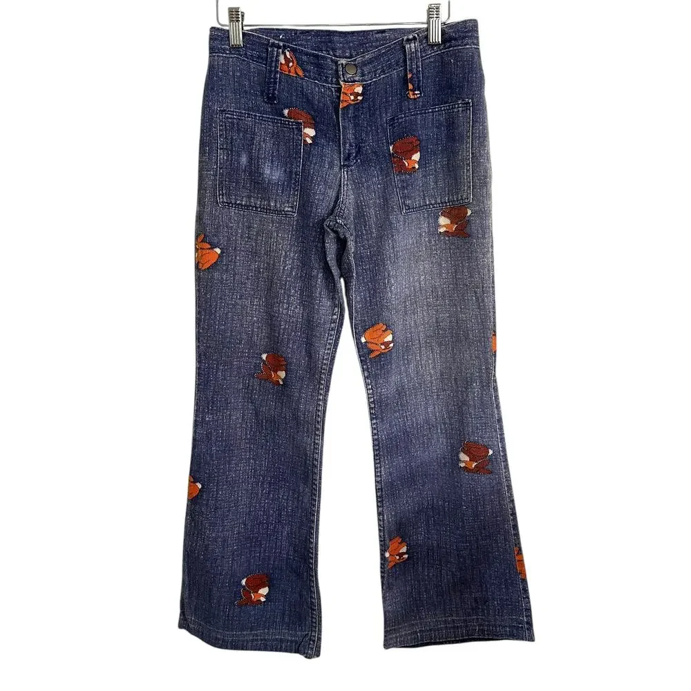 Wrangler Jeans Juniors 9 Vintage Bootcut Y2K Bunnycore Coquette Western